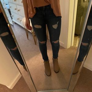 Banana Republic Ripped Skinny Jeans